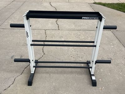 Weight rack storage