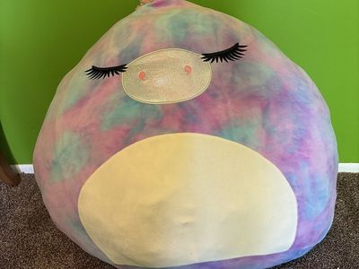 Jumbo Tie-Dye Unicorn Plush Pillow Toy