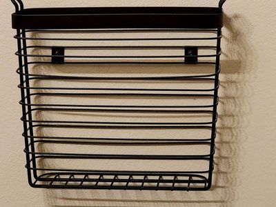 Metal Wall Magazine Rack
