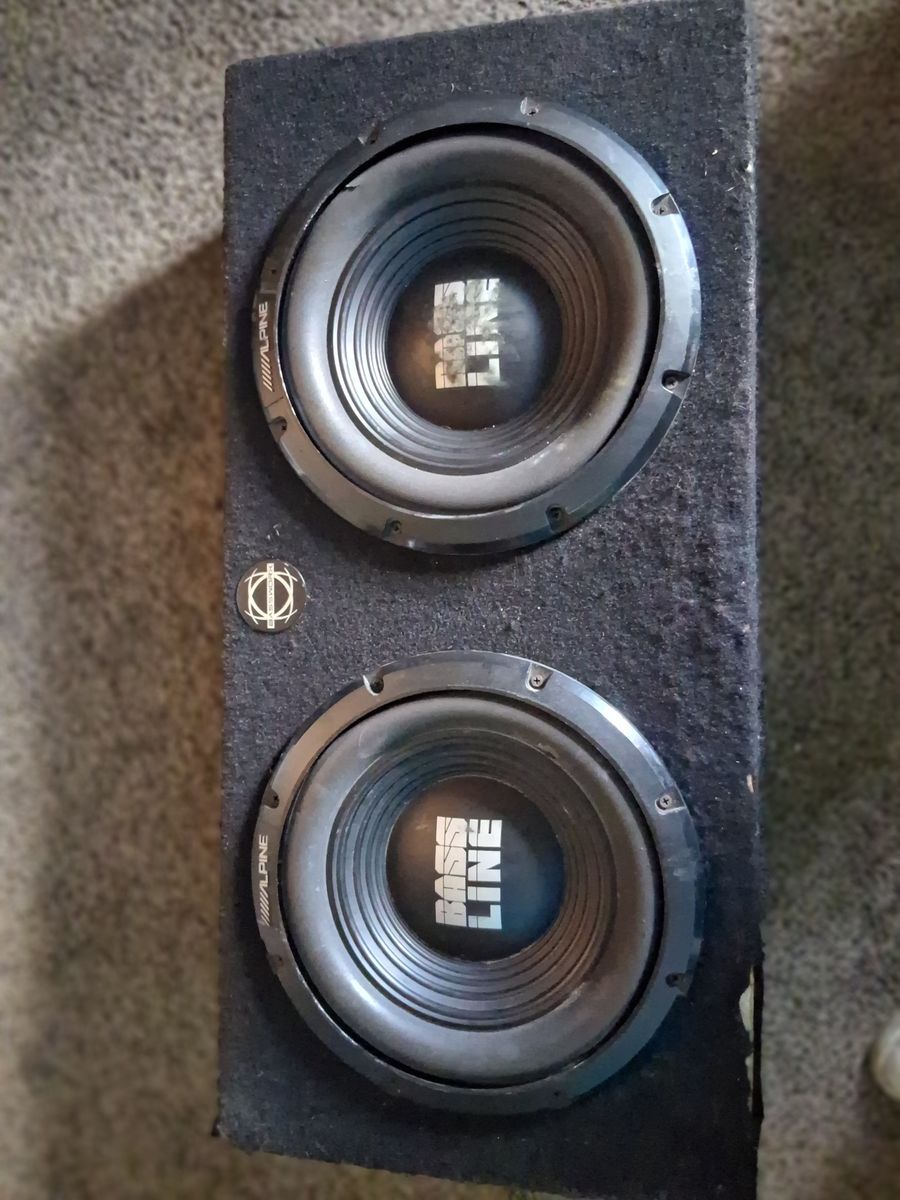 2x12" Baseline Subwoofers with box