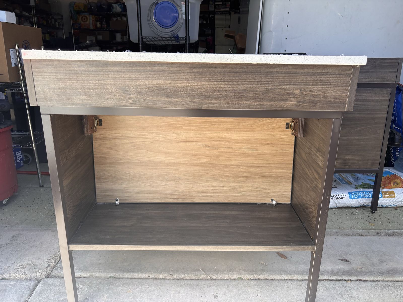 36” Modern Bathroom Vanity with Quartz Countertop