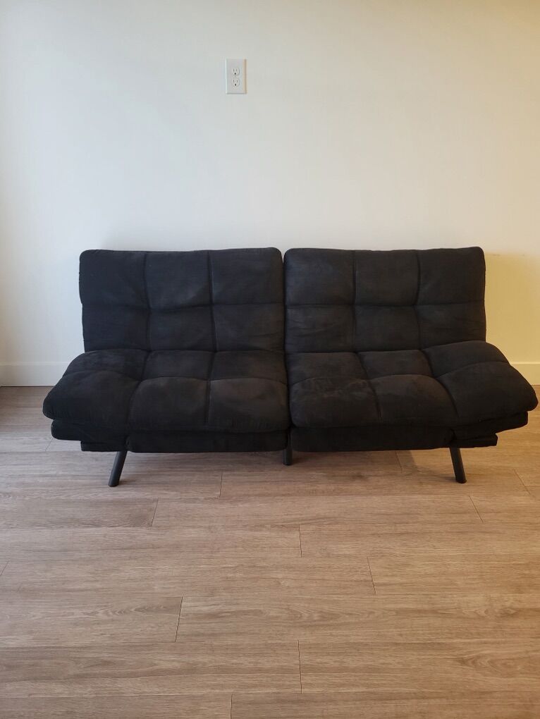 Black Futon couch Sofa Bed