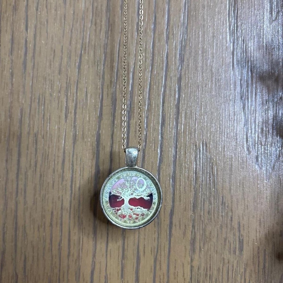 Tree of Life Gold-Tone Pendant Necklace - Decorative Medallion with Chain