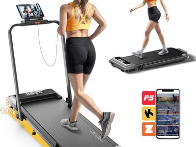 Walking Pad Treadmill with Incline, Foldable Treadmills, Compact Under Desk Treadmill with App, Remote Control and LED Display
