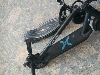 2 electric scooters