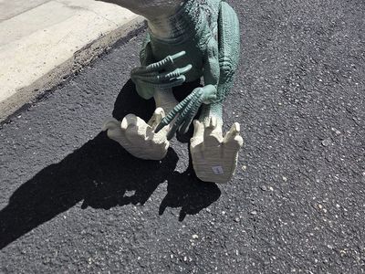 Jurassic World Rebirth Atrociraptor Super Colossal Action Figure measuring impressive 37 inches long