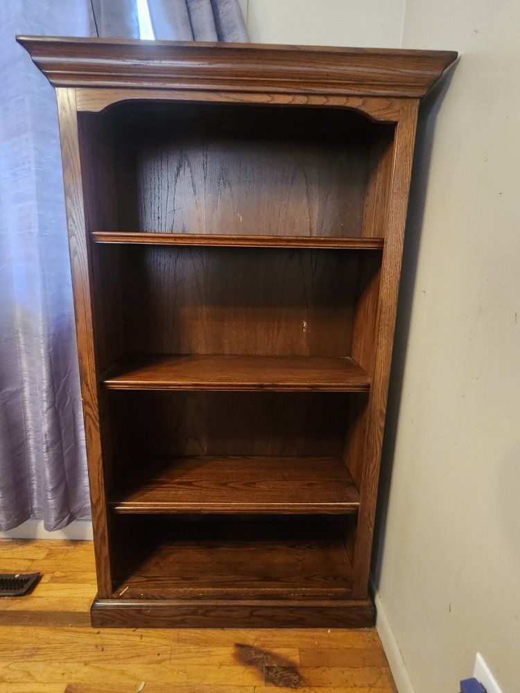 Solid Oak Bookcase