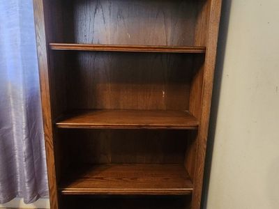 Solid Oak Bookcase