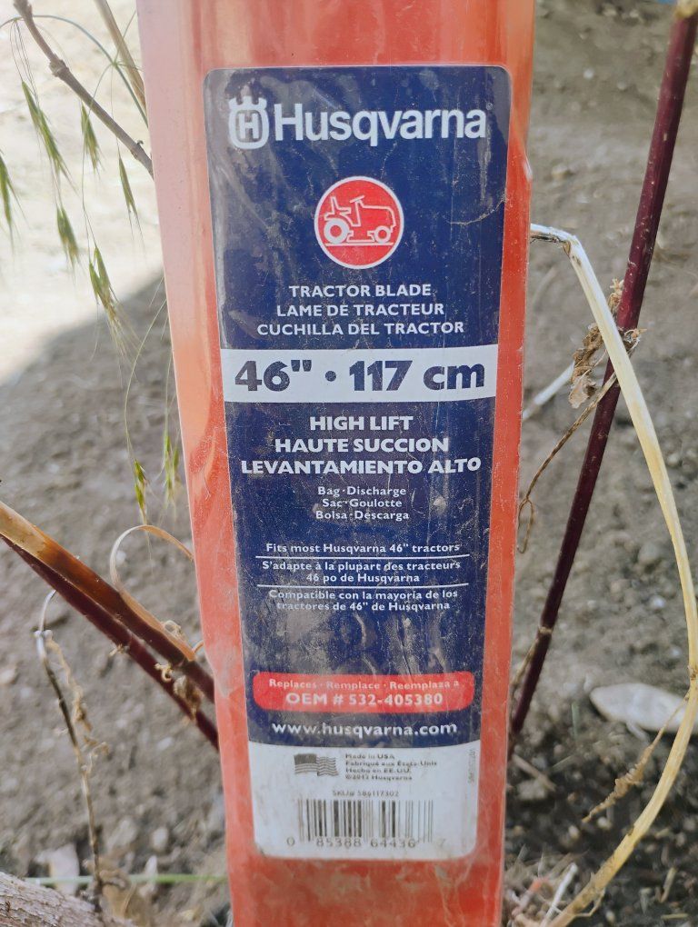 2 PACK  46" HUSQVARNA BLADES
