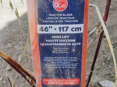 2 PACK 46" HUSQVARNA BLADES