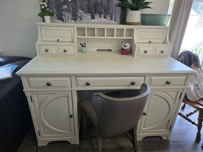 Desk and chair