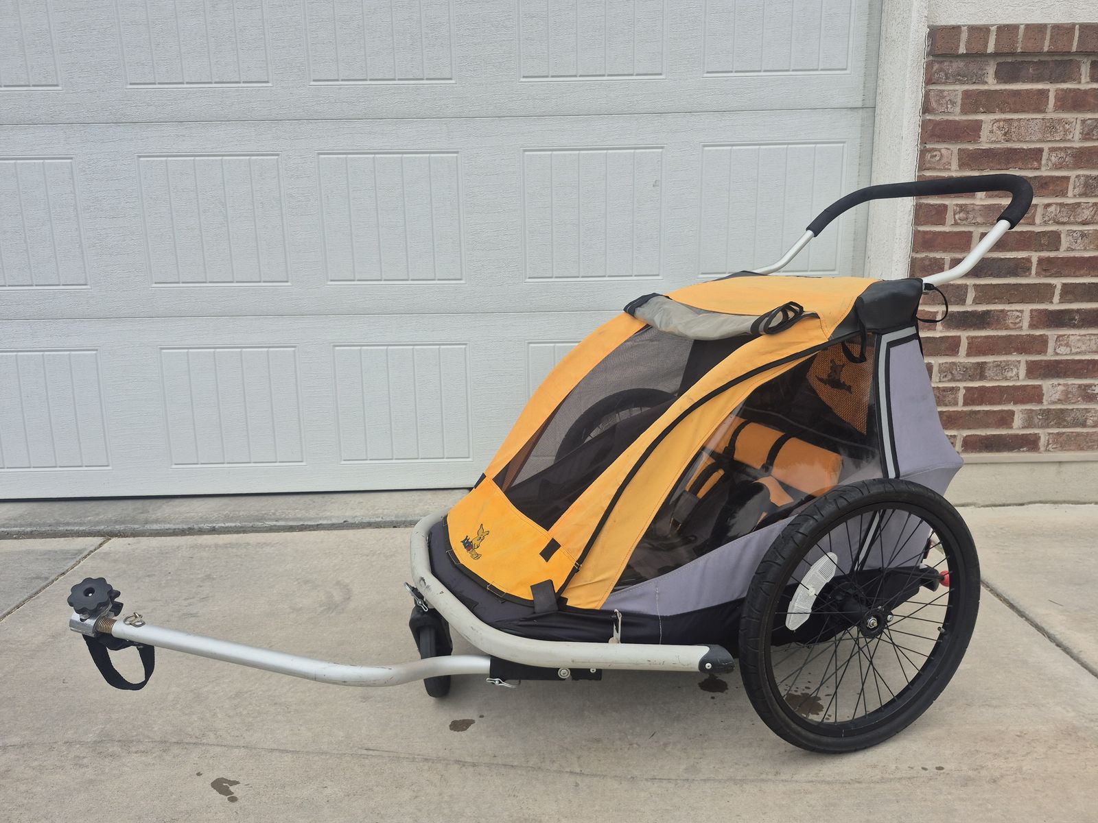 Kidarooz Bike Trailer/ Double Stroller