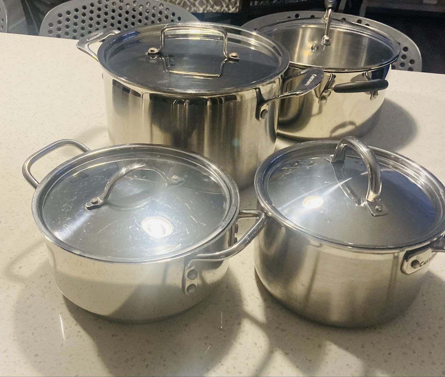Cuisinart Stainless Steel cookware set, 8 pieces