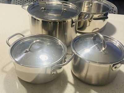 Cuisinart Stainless Steel cookware set, 8 pieces