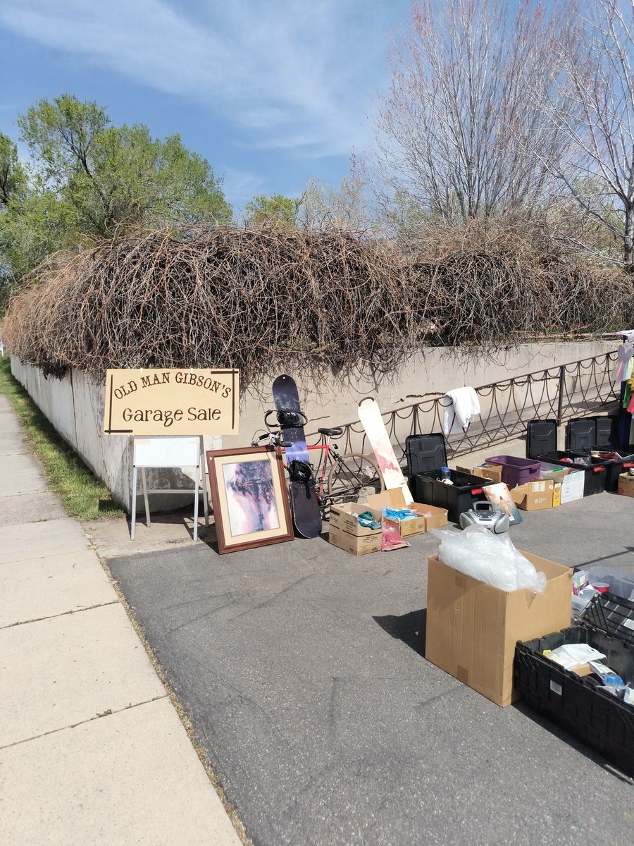 Old-Man-Gibsons parking lot sale