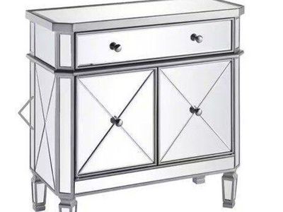 Silver Hall Cabinet NEW