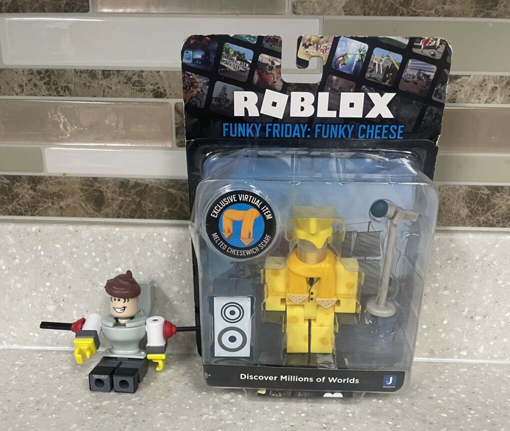 Roblox Funky Fridsy & Mr. toliet Action Figures