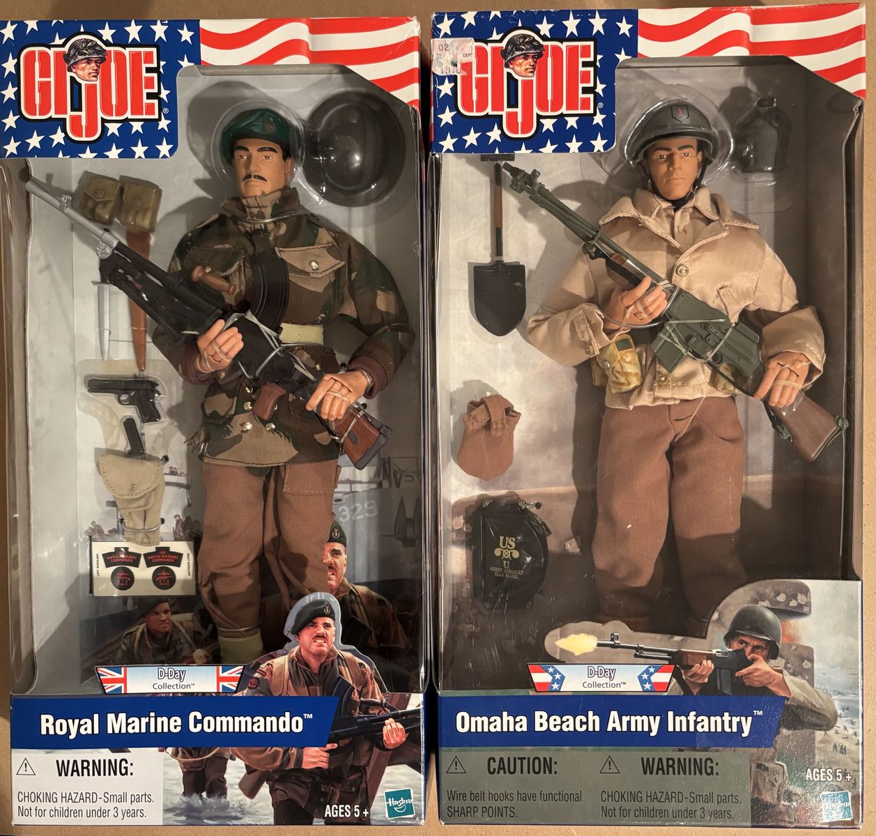 GI JOE - all in box (never opened) 12" figures & outfits, 4" figures, & die-cast metal vehicles