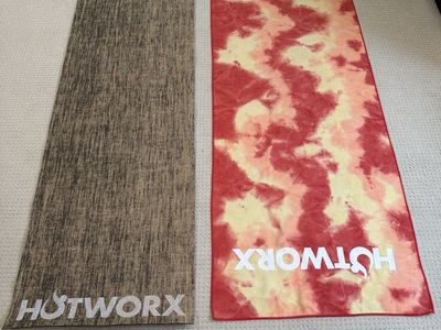 HOTWORX Yoga Mat, Towel, & Duffle Bag Set - Like New!