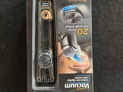 Bell+Howell VacuTrim Rechargeable Vacuum Hair & Beard Trimmer