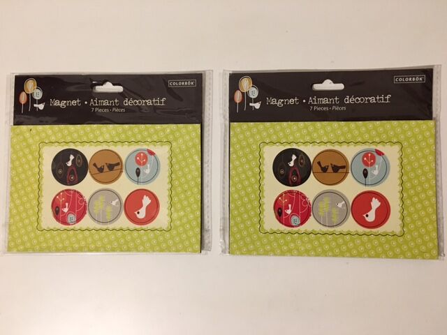 2 sets of Decorative magnet (7 pieces each)