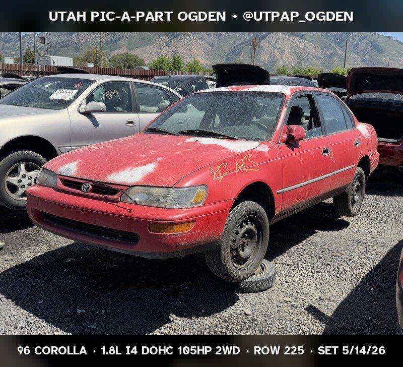 1996 Toyota Corolla Parts - UTPAP Ogden