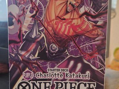 One Piece Card Game Starter Deck ST-34 Purple Charlotte Katakuri New Sealed