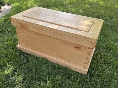 Wood Chest, Trunk, Blanket Chest