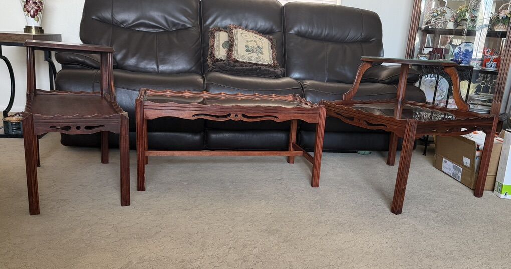 Vintage Solid Wood Table Set