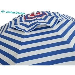 Mainstays 6.5' Red-Blue-White Stripe Umbrella