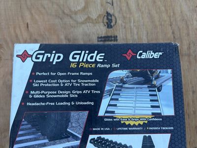 NEW Caliber Grip Glide 16 Piece Ramp Set for Snowmobile Skis & ATV Tires
