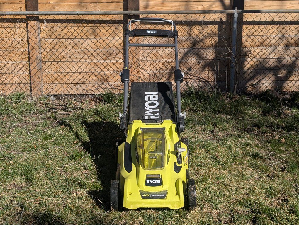 Ryobi electric Lawn mower + 6Ah battery