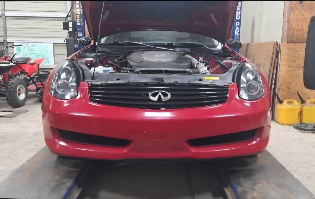 Black CCFL projector headlights for G35