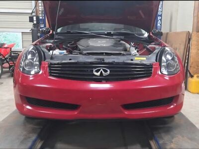 Black CCFL projector headlights for G35