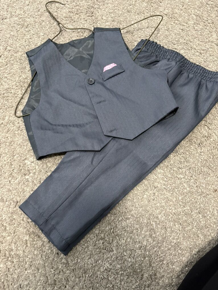 18 Month Boy Suit Pants & Matching Vest