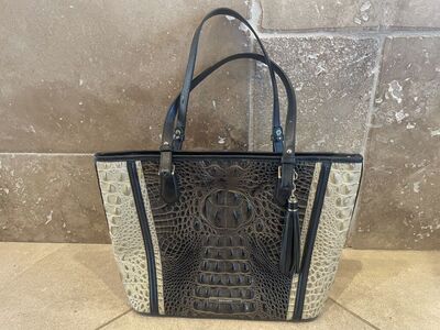 Brahmin Medium Asher Tote Leather Handbag Purse