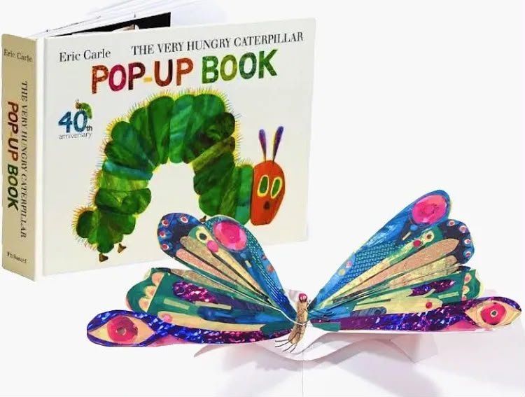 The Very Hungry Caterpillar 40th Anniversary Pop-Up Book by Eric Carle - Children's Classic