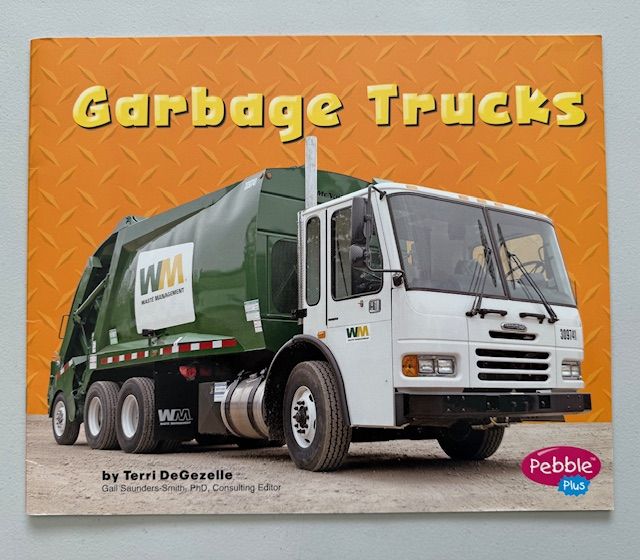 Children's Book GARBAGE TRUCKS by Pebble Plus