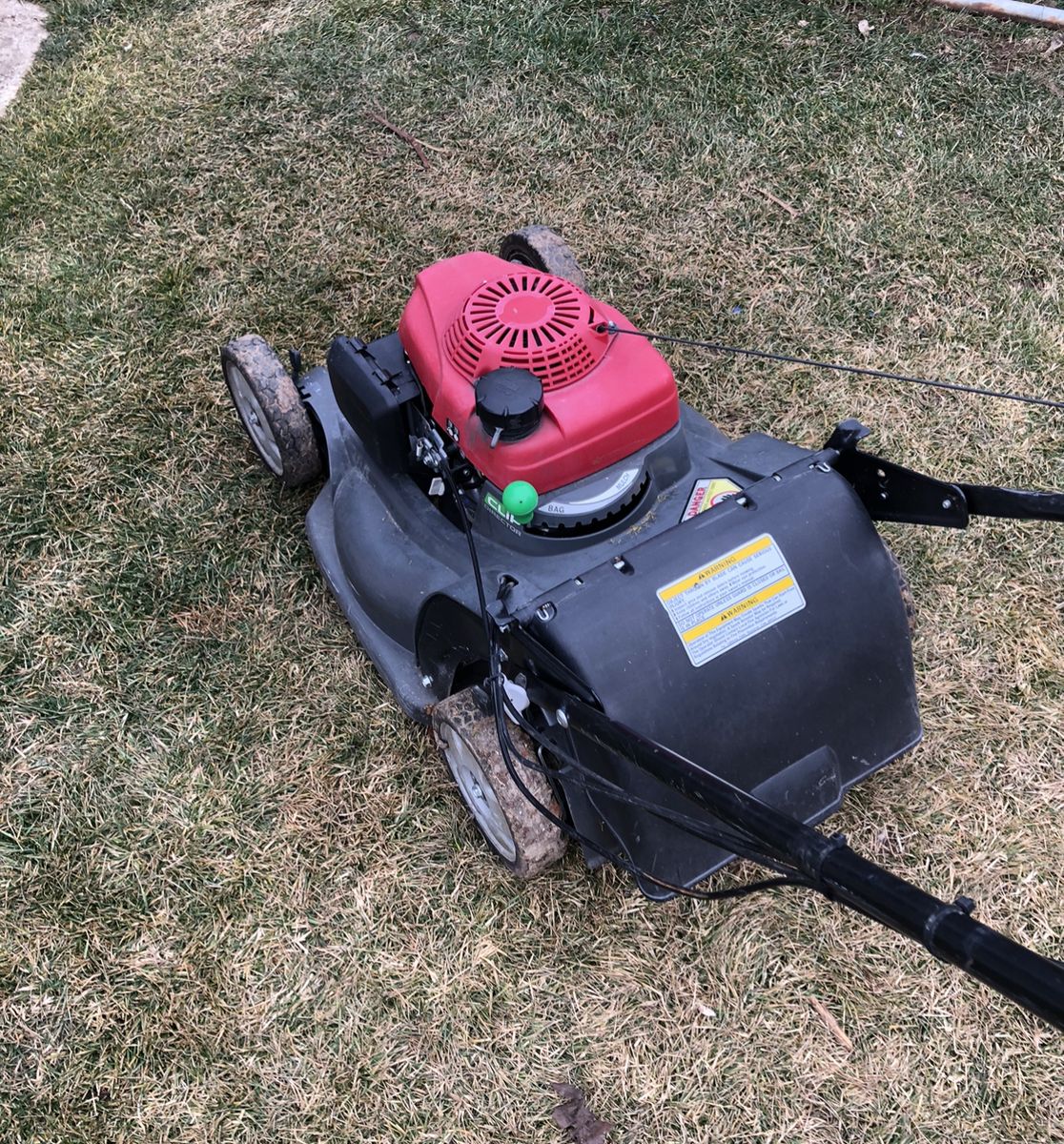 Honda HRX217 mower, $475