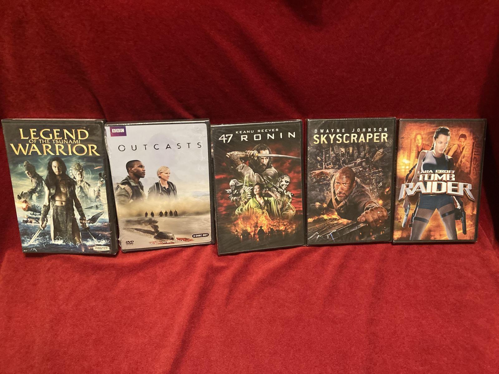 DVDS Action Adventure Sci Fi New 5 Dollars Each