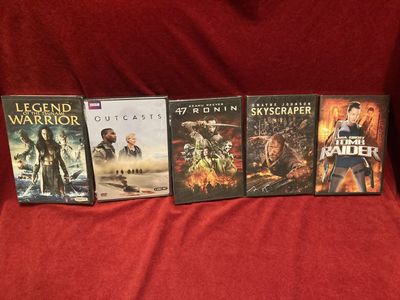 DVDS Action Adventure Sci Fi New 5 Dollars Each