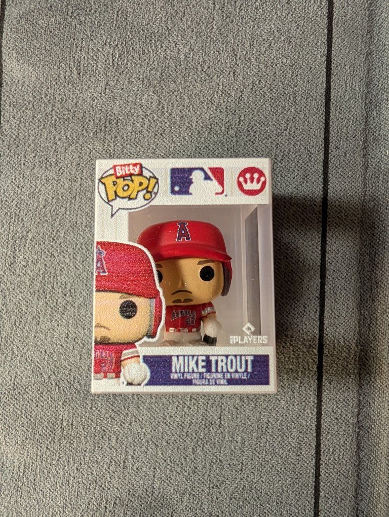 Funko Bitty Pop! Mike Trout Los Angeles Angels MLB Baseball Vinyl Figure