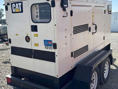 2019 CAT XQ125, 100kW, Towable, Diesel Generator Set