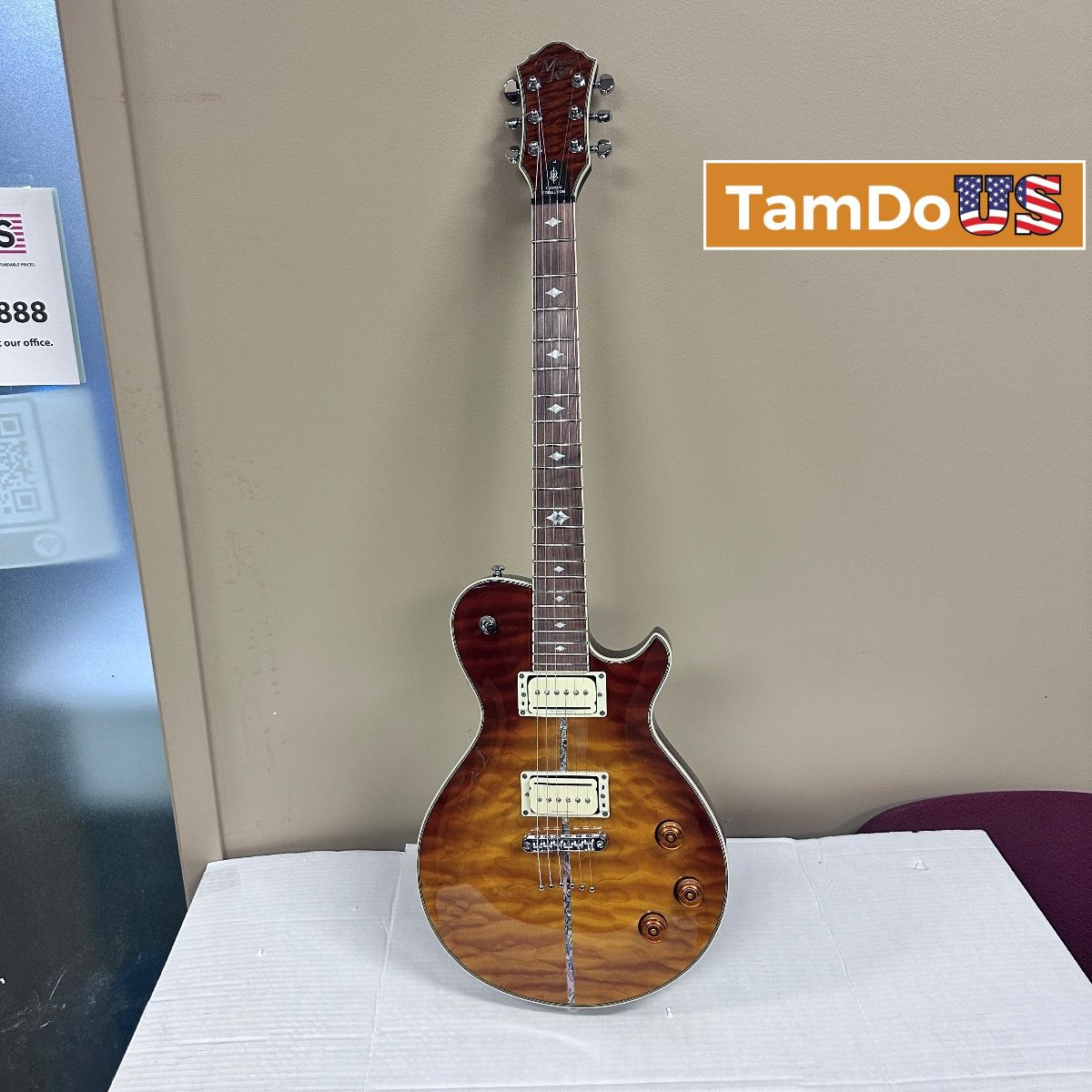 Michael Kelly Custom Collection Tobacco Burst Solid Body Electric Guitar