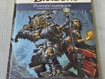Dungeons & Dragons Players Handbook Roleplaying Core Rules Hardcover Book