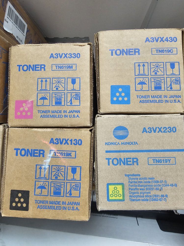 Full set of Konica Minolta Toner