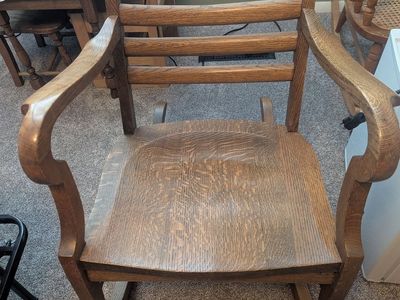 Antique rocker.oak