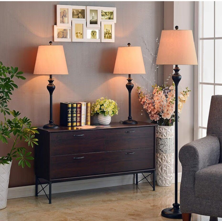 Charlotte 3/Pc Lamps Brand New