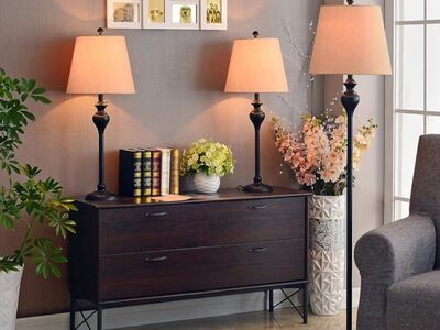 Charlotte 3/Pc Lamps Brand New