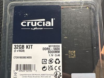 DDR5 nNotebook Memory